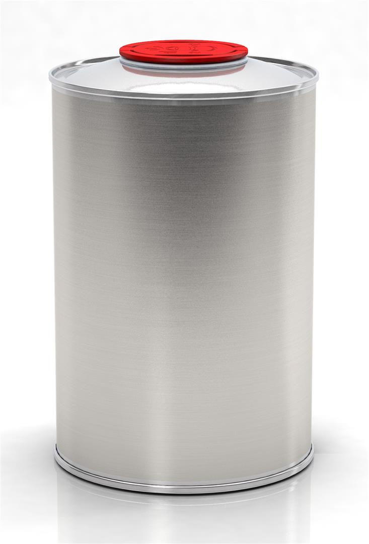 Mipa Rundflasche blank mit Schraubverschluss (250ml, 500ml, 1l)