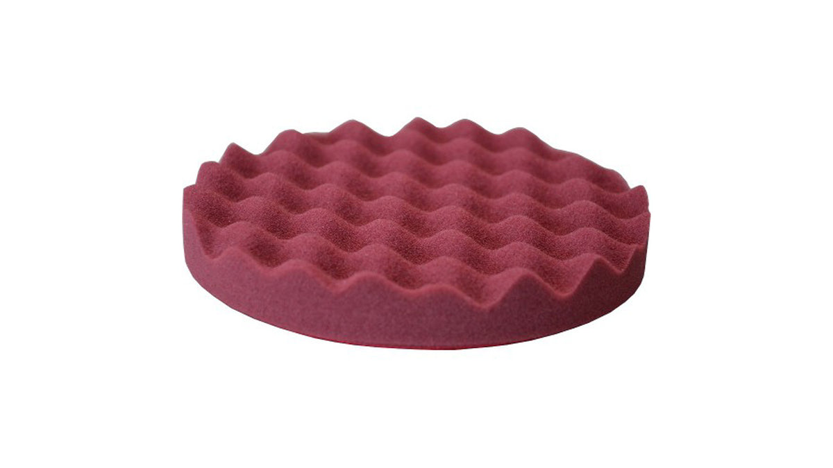 ROTWEISS Polierscheibe brombeer mittelhart gewaffelt 132 oder 155 x 25mm (1Stk)