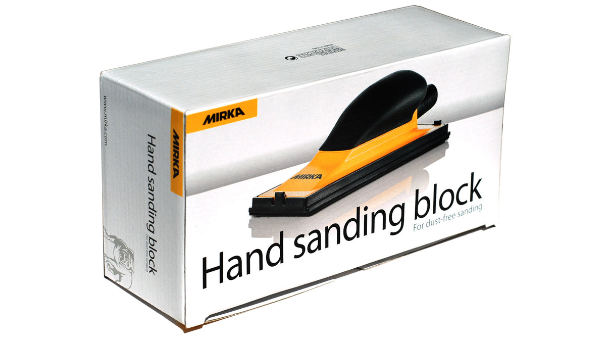 Mirka Handblock mit Absaugung (KIT) 70 x 198 mm Kunststoff Grip 40-Loch (1Stk)