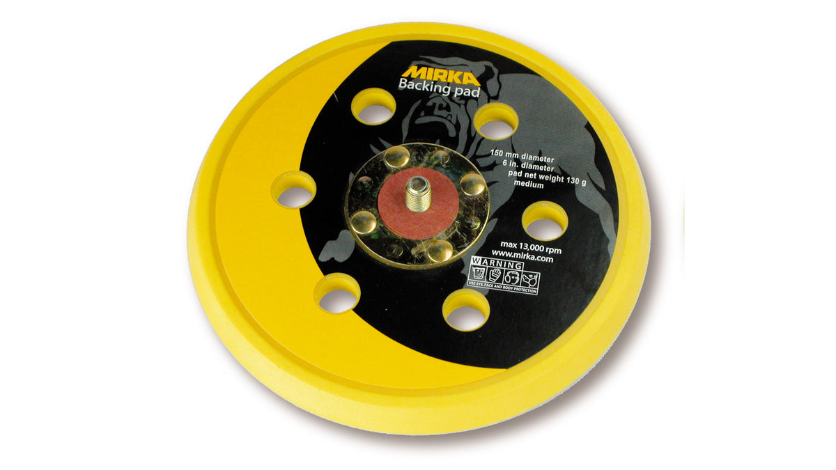 Mirka Medium Stick-Teller Ø 150 mm 5/16" Gewinde, ungelocht oder 6-Loch