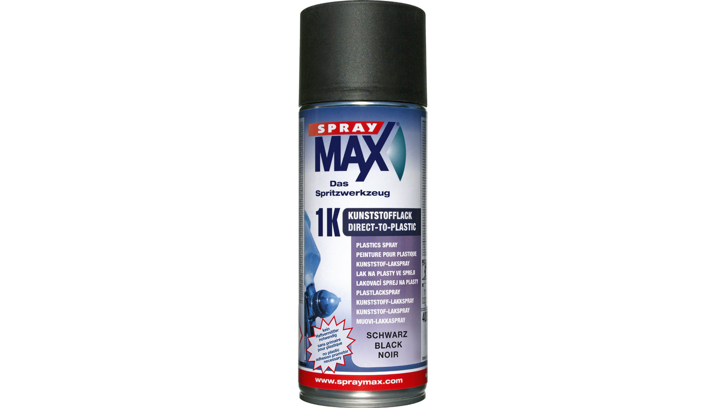 SprayMax 1K DTP-Kunststofflack in Dunkelanthrazit, Schwarz oder Dunkelgrau (400 ml)