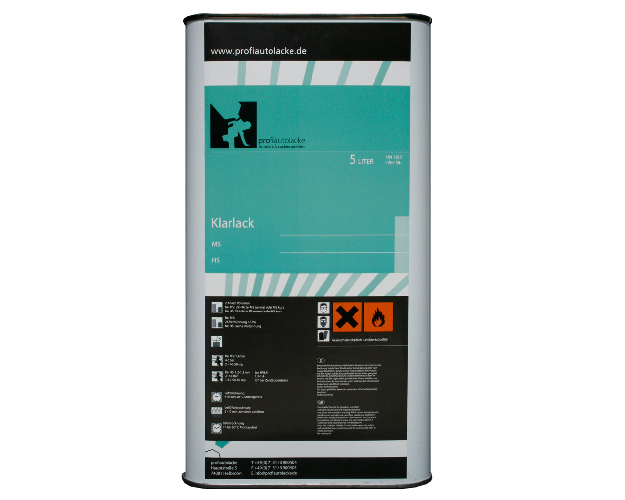 profiautolacke VOC 2K-HS Klarlack (1L oder 5L)