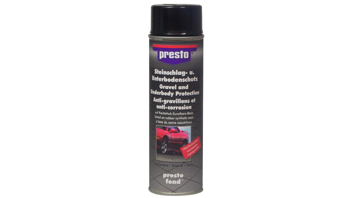 presto Steinschlagschutz überlackierbar Schwarz oder Grau (500ml)