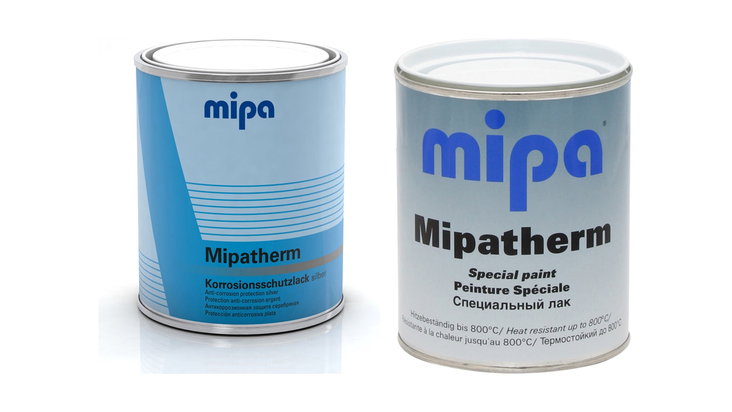 Mipa Mipatherm hitzebeständig 800°C Schwarz oder Silber (750ml)