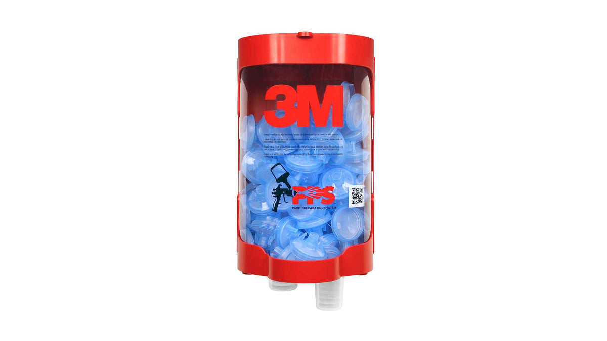 3M 16298 Dispenser für PPS 0,17 l Innenbecher & Deckel, Rot (1 Stk)