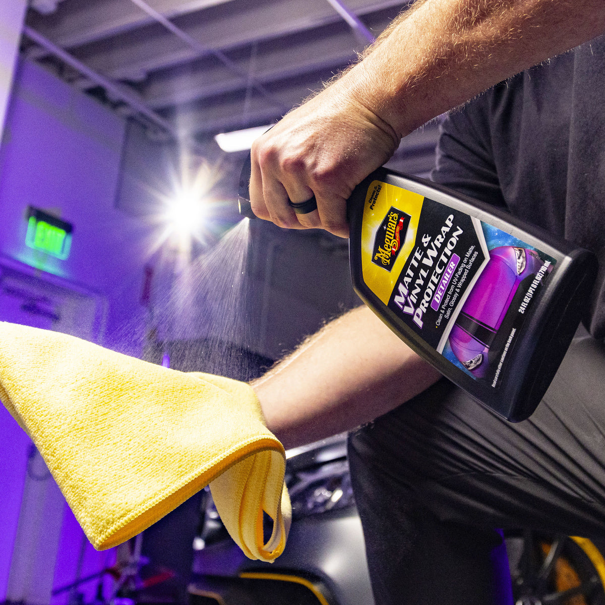 Meguiar's G260724 Matte and Vinyl Wrap Protection Folien-Pflegespray (709 ml)