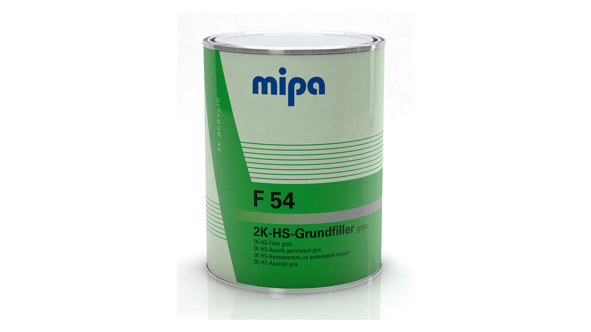 Mipa 2K-HS-Grundfiller F54 in Hellgrau, Dunkelgrau, Schwarz oder Weiß (1l oder 4l)