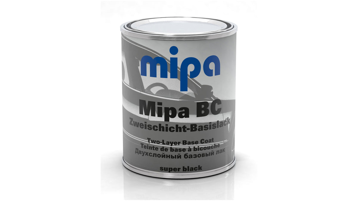 Mipa BC-Ready mixed Super Black 2-Schicht-Basislack (1l)