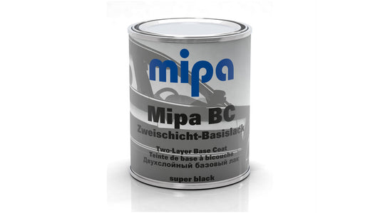 Mipa BC-Ready mixed Super Black 2-Schicht-Basislack (1l)