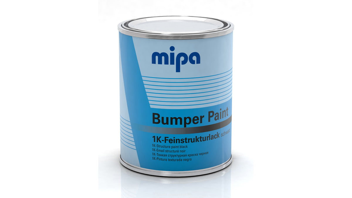 Mipa Bumper Paint Schwarz, Grau oder Dunkelgrau 1K Strukturbeschichtung für Kunststoffteile