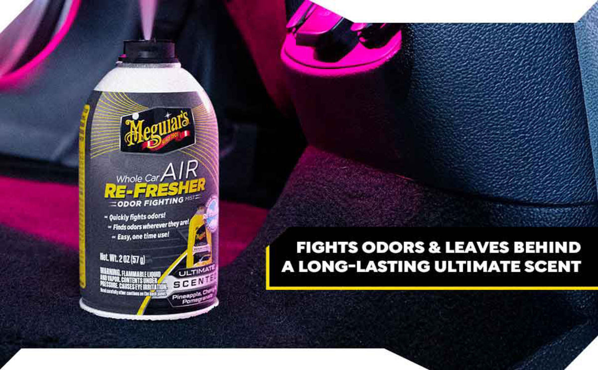 Meguiar's G260102 Ultimate Whole Car Air Re-Fresher Lufterfrischer Spray (56,7g)