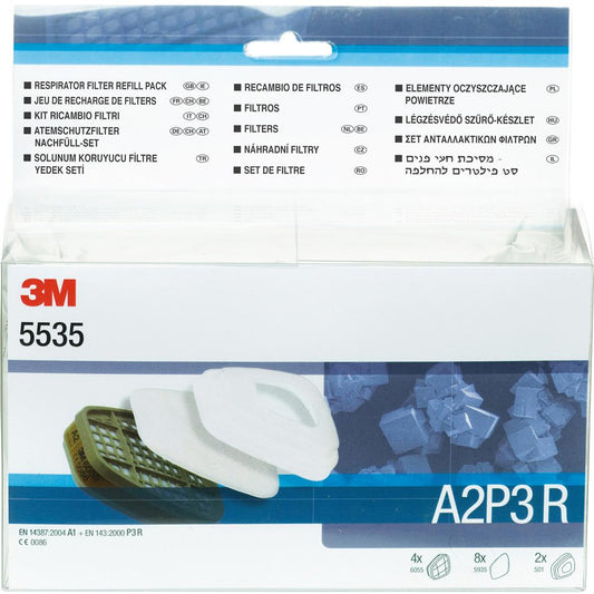 3M Filter Nachfüll-Set A2P3 05535 für Halb- und Vollmasken 6000/7000 (1 Set)