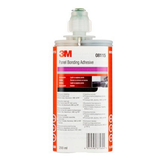 3M Karosserieklebstoff Schwarz normal oder schnell (200ml, inkl. Mischdüsen)