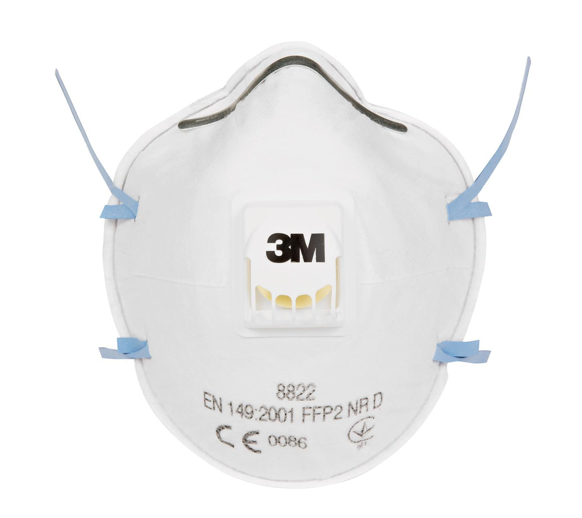 3M 8822 vorgeformte Atemschutzmaske FFP2 mit Ventil (10 Stk)