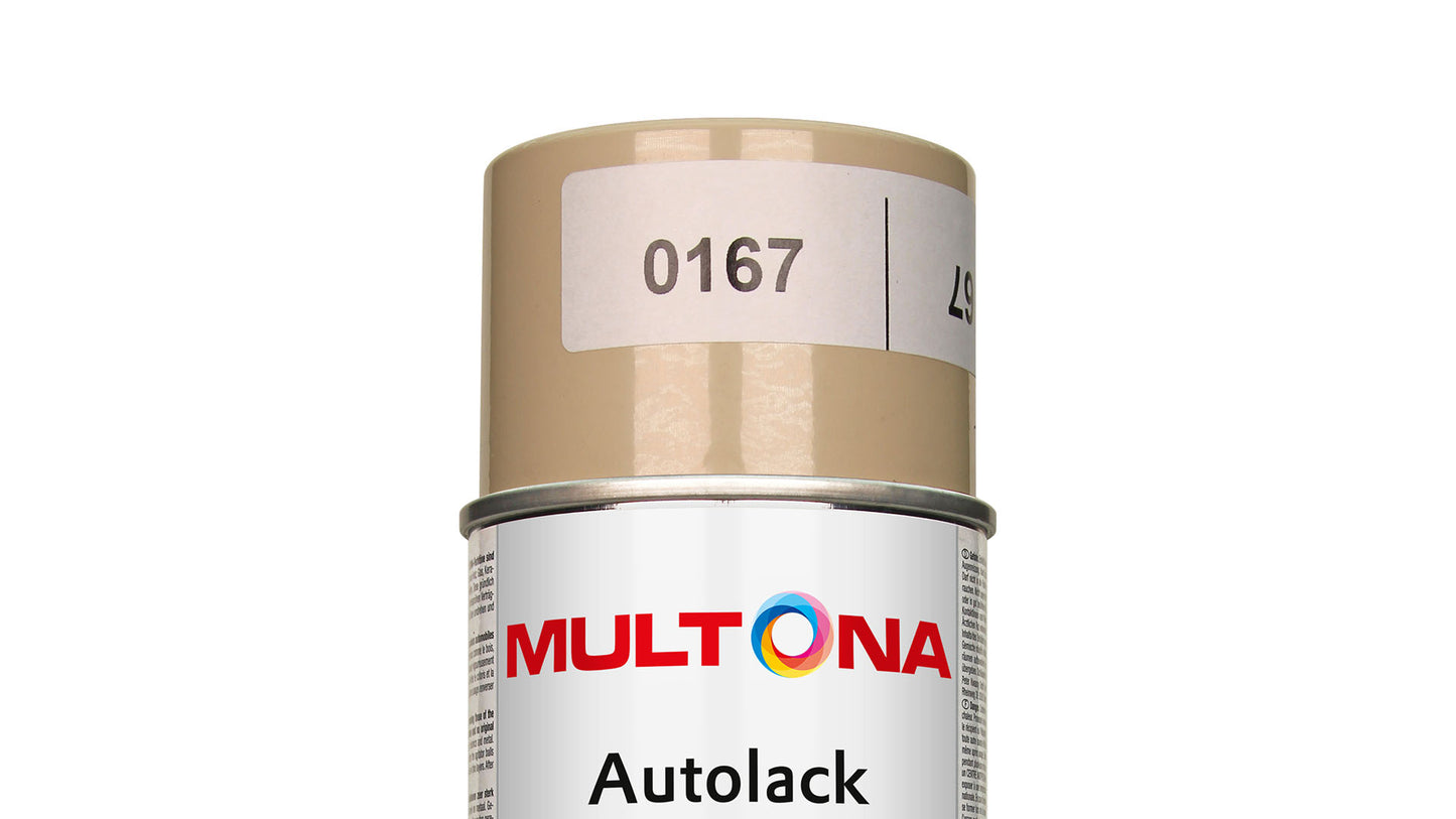 Multona Autolack Spray British Standards 5252-08B19 Pale Brown (400ml)