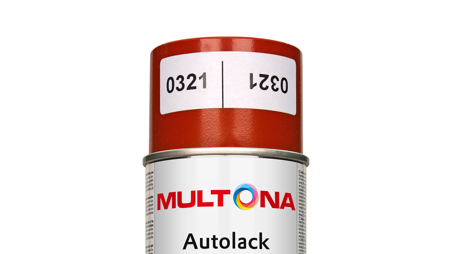Multona Autolack Spray Bau-Landmaschinen Howard Orange Ral 2001 (400ml)