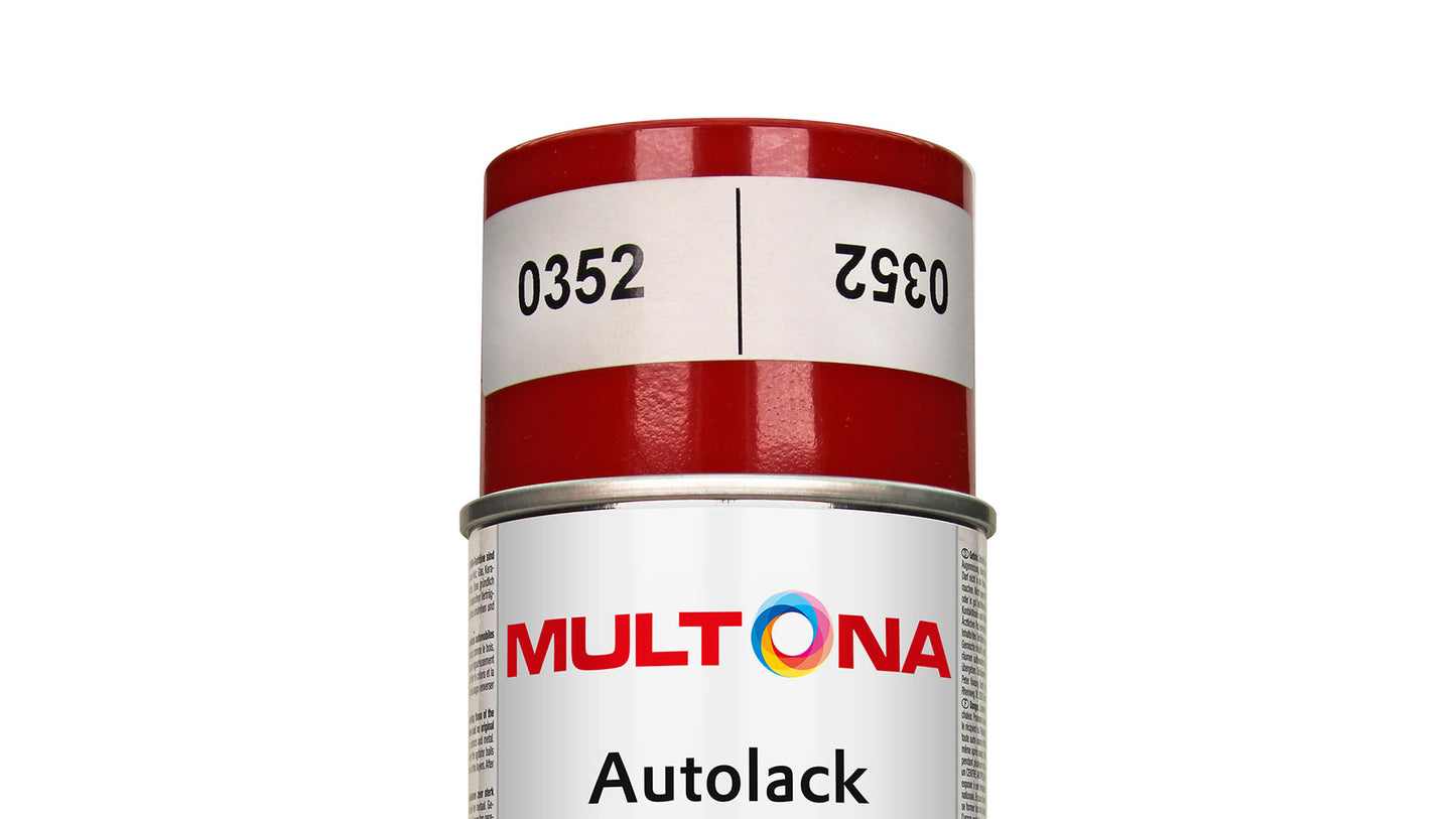 Multona Autolack Spray DAF Leyland Trucks 1032 Red 390 Daf 3950 (400ml)