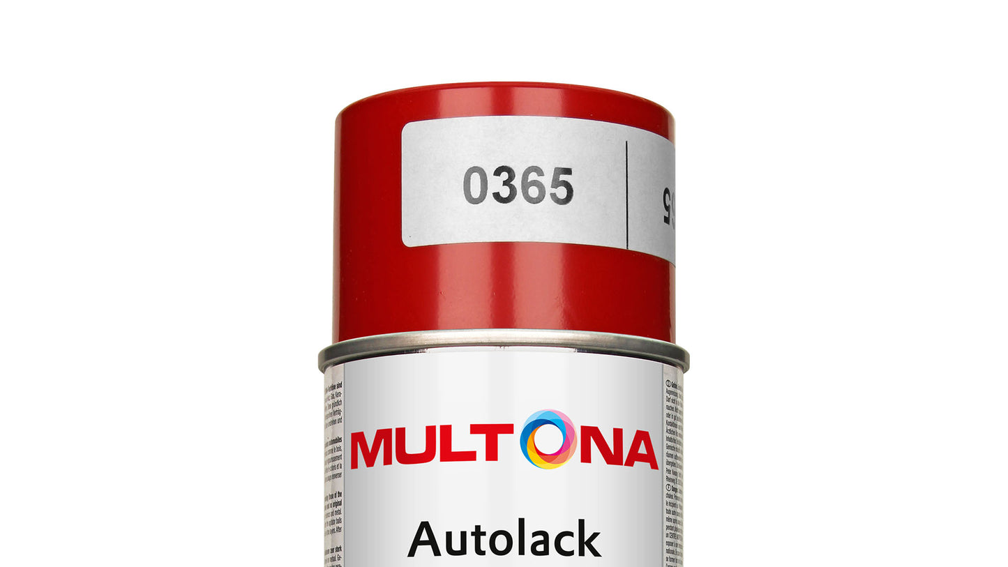 Multona Autolack Spray Bau-Landmaschinen Deutzfahr Rot Ral 3002 (400ml)