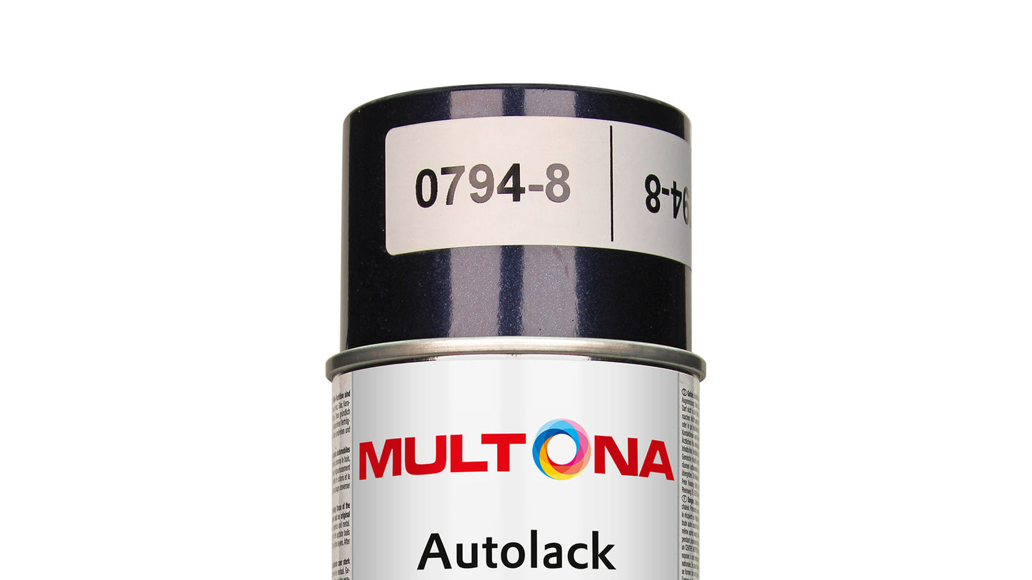 Multona Autolack Spray VOLKSWAGEN - AUDI LC5N Classicblau metallic (400ml)