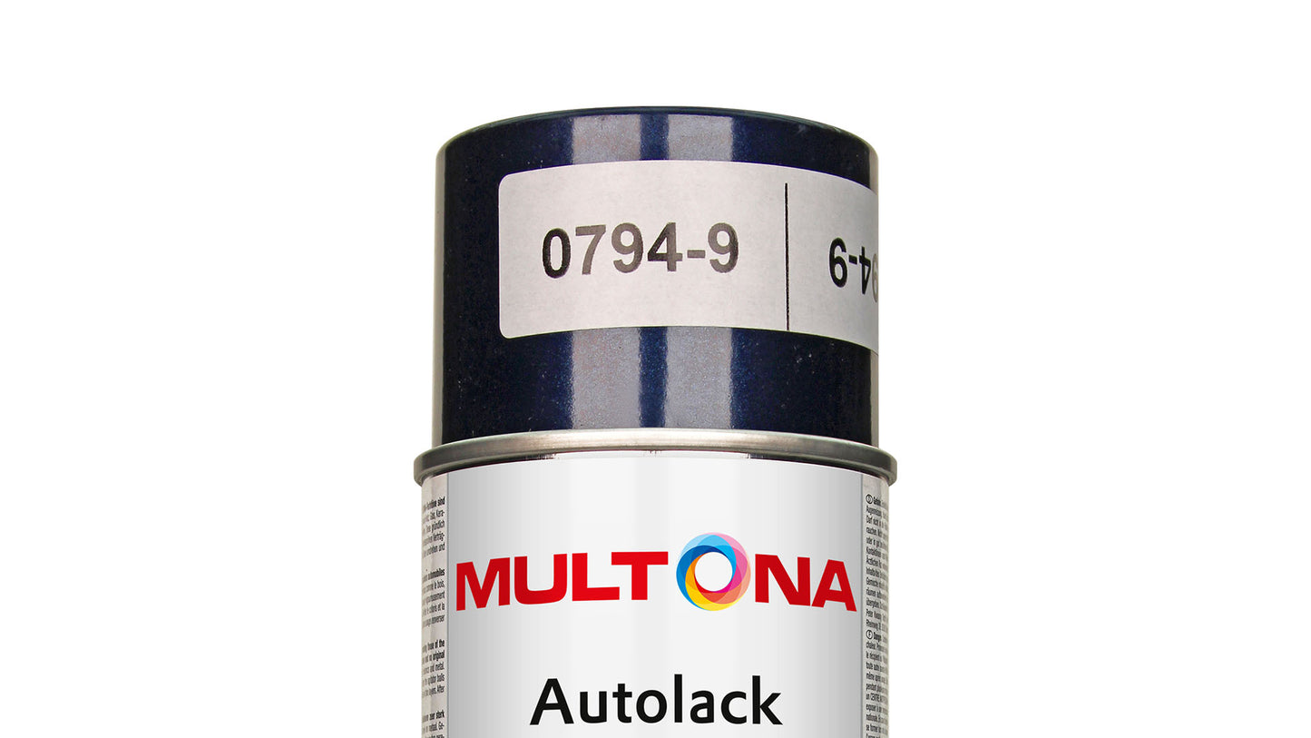 Multona Autolack Spray CITROEN KPK Bleu mauritius nacré metallic (400ml)