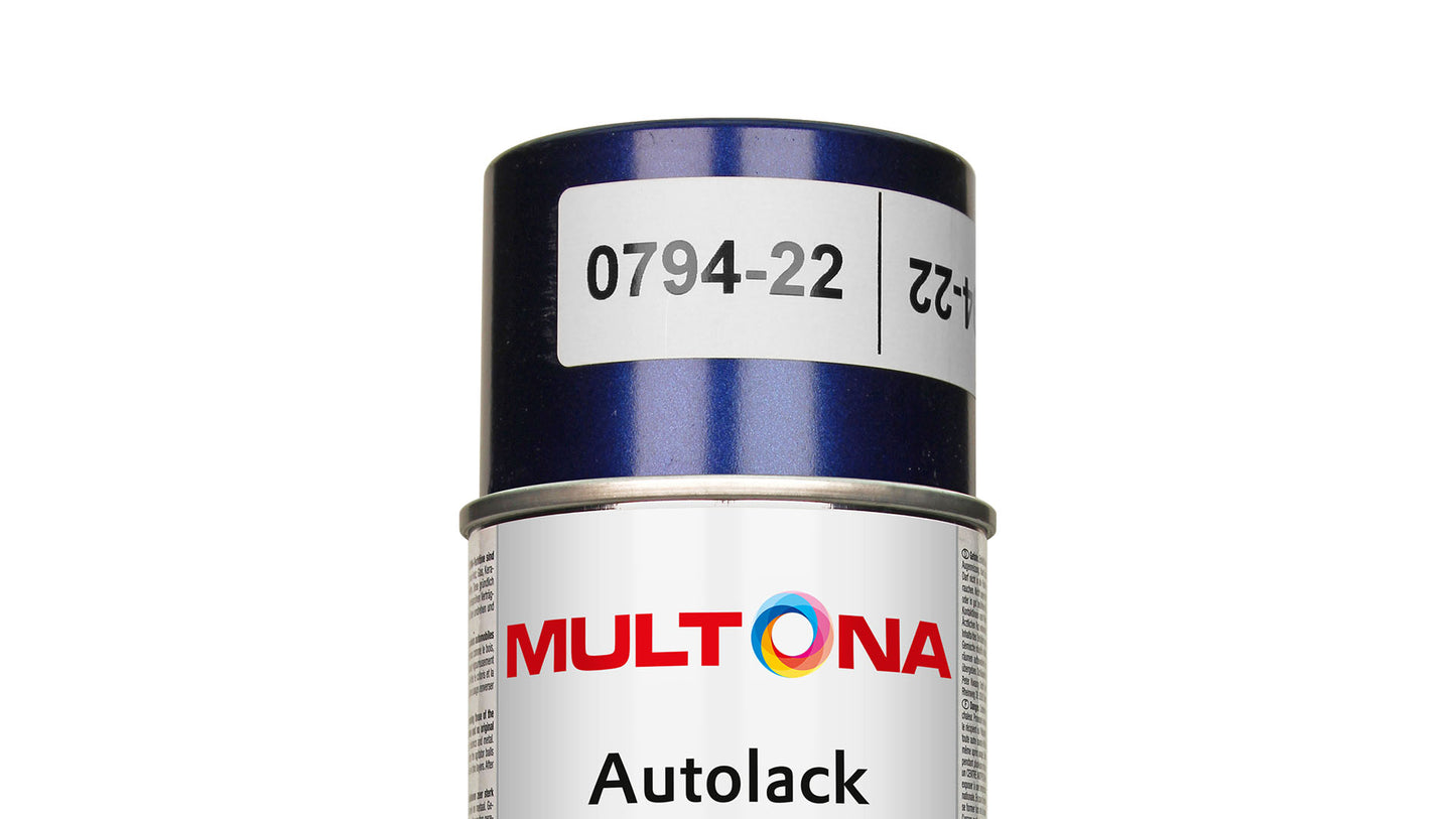 Multona Autolack Spray VOLKSWAGEN - AUDI LC5X Inkyblue pearl (400ml)
