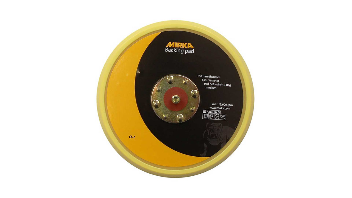 Mirka Medium Stick-Teller Ø 150 mm 5/16" Gewinde, ungelocht oder 6-Loch