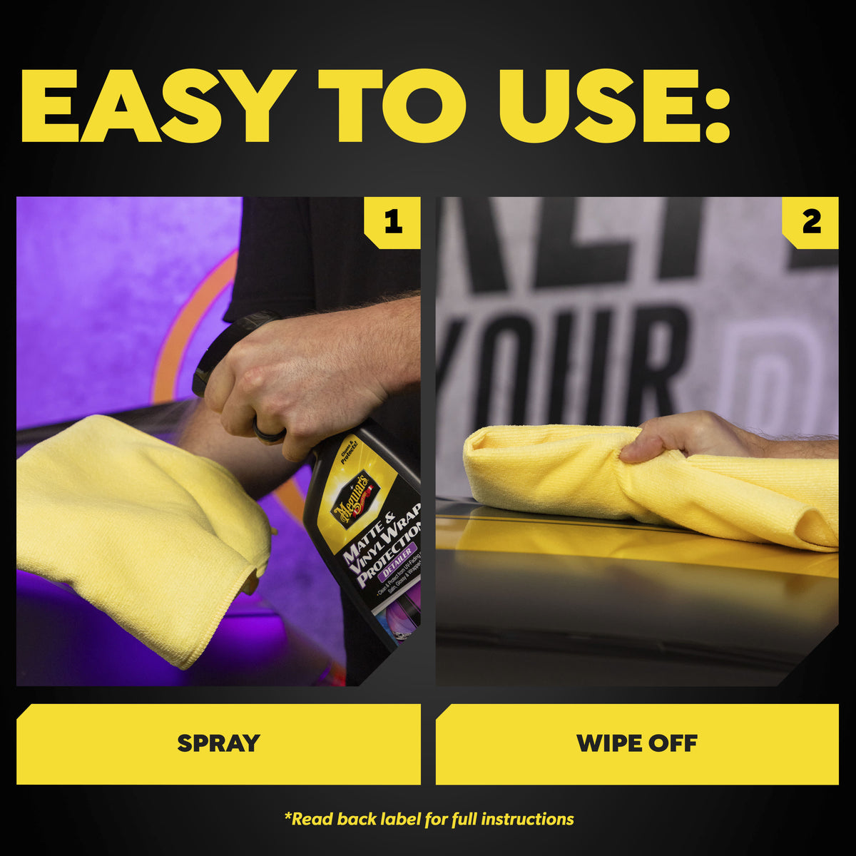 Meguiar's G260724 Matte and Vinyl Wrap Protection Folien-Pflegespray (709 ml)