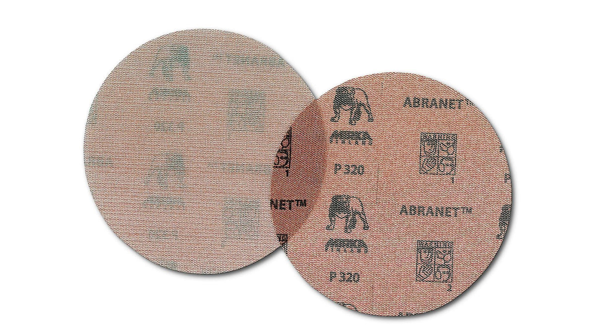 Mirka Abranet Scheiben Schleifblüten Ø 34 mm Grip Kletthaftung Gitternetz  (50 Stk)