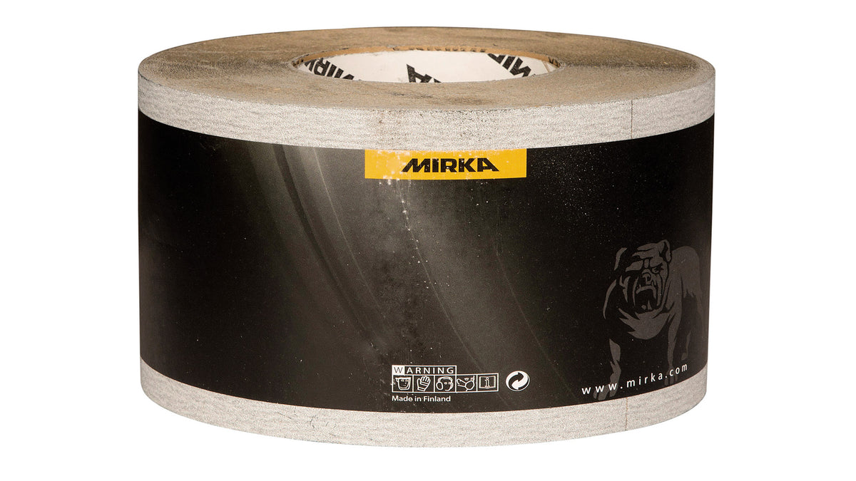 Mirka Carat Flex Schleifpapier Rolle 115 mm x 50 m ohne Haftung