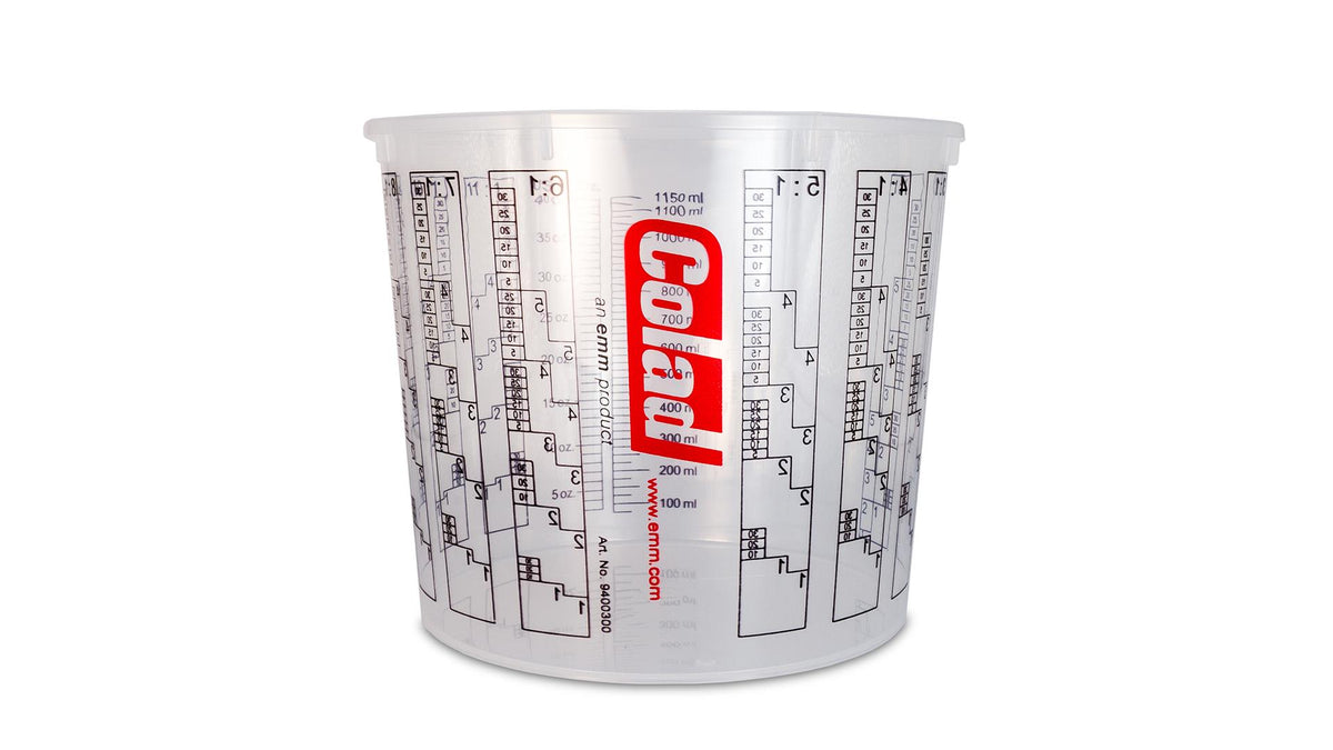 EMM Colad bedruckte Mischbecher 350ml 700ml 1400ml 2300ml (300 Stück)