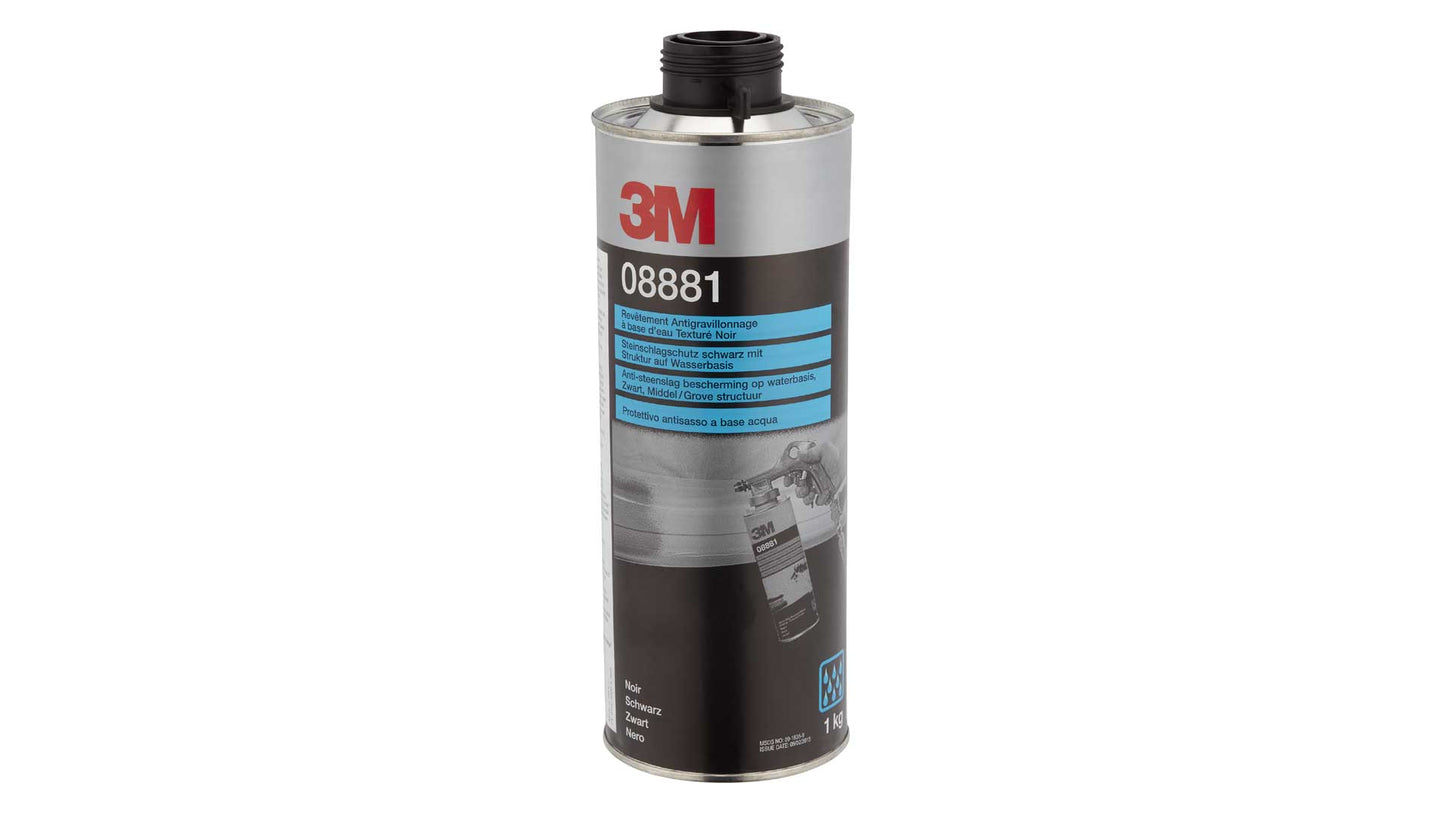 3M Steinschlagschutz grau oder schwarz wasserbasierend mit Struktur (1kg)