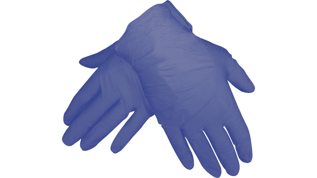 MP Latexhandschuhe blau Einweg Gr. M, L oder XL (50 Stk)