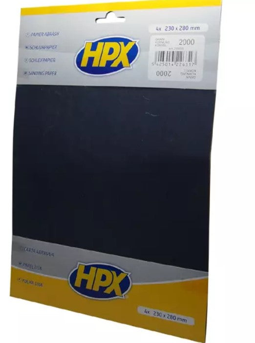 DupliColor HPX-Schleifpapier Set in vielen Körnungen (4-teilig)