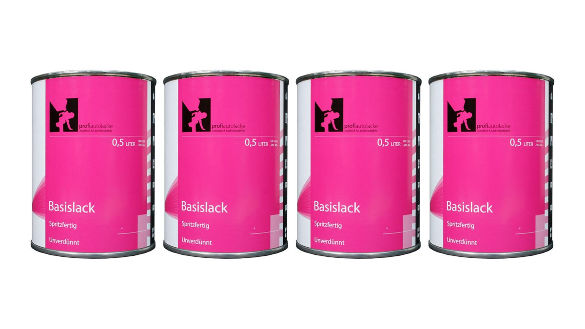 Profiautolacke Tagesleuchtfarbe RAL 2005, 2007, 3024, 3026, 1026, 6038 (0,5L)