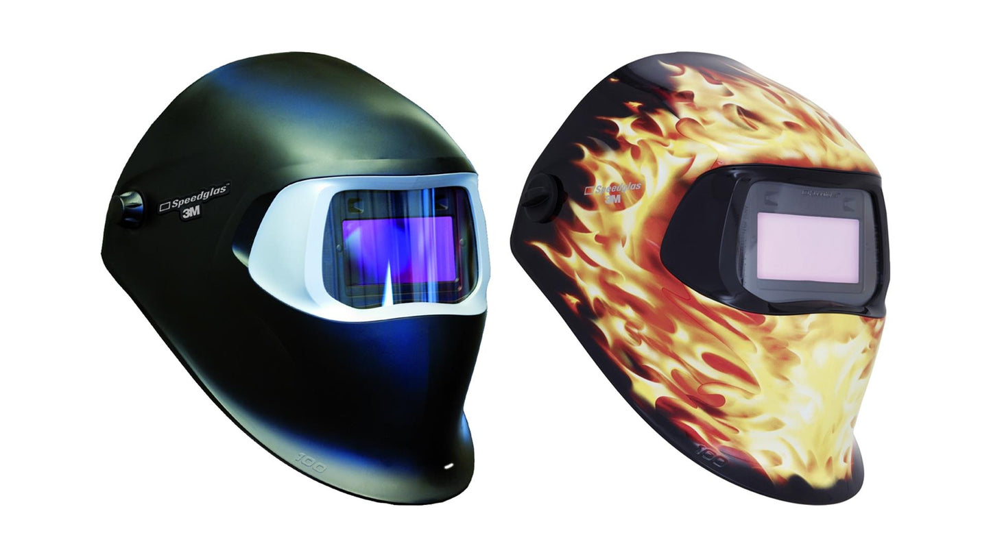 3M Speedglas 100 Schweißermaske Schwarz oder Blaze (Automatik, 1 Stk)