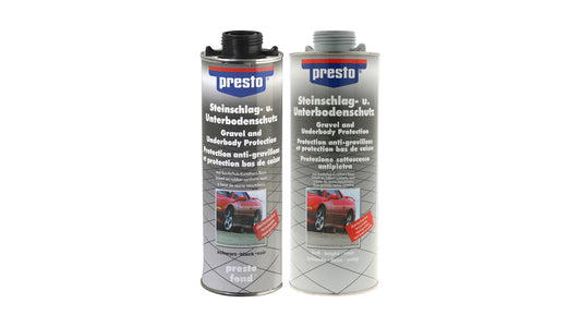 presto Steinschlagschutz überlackierbar Schwarz oder Grau (1000ml)