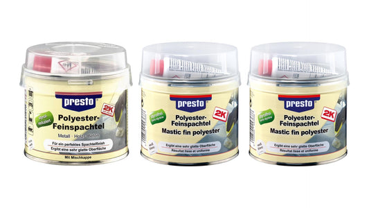presto Polyester Feinspachtel styrolfrei (250g, 500g, 1kg)