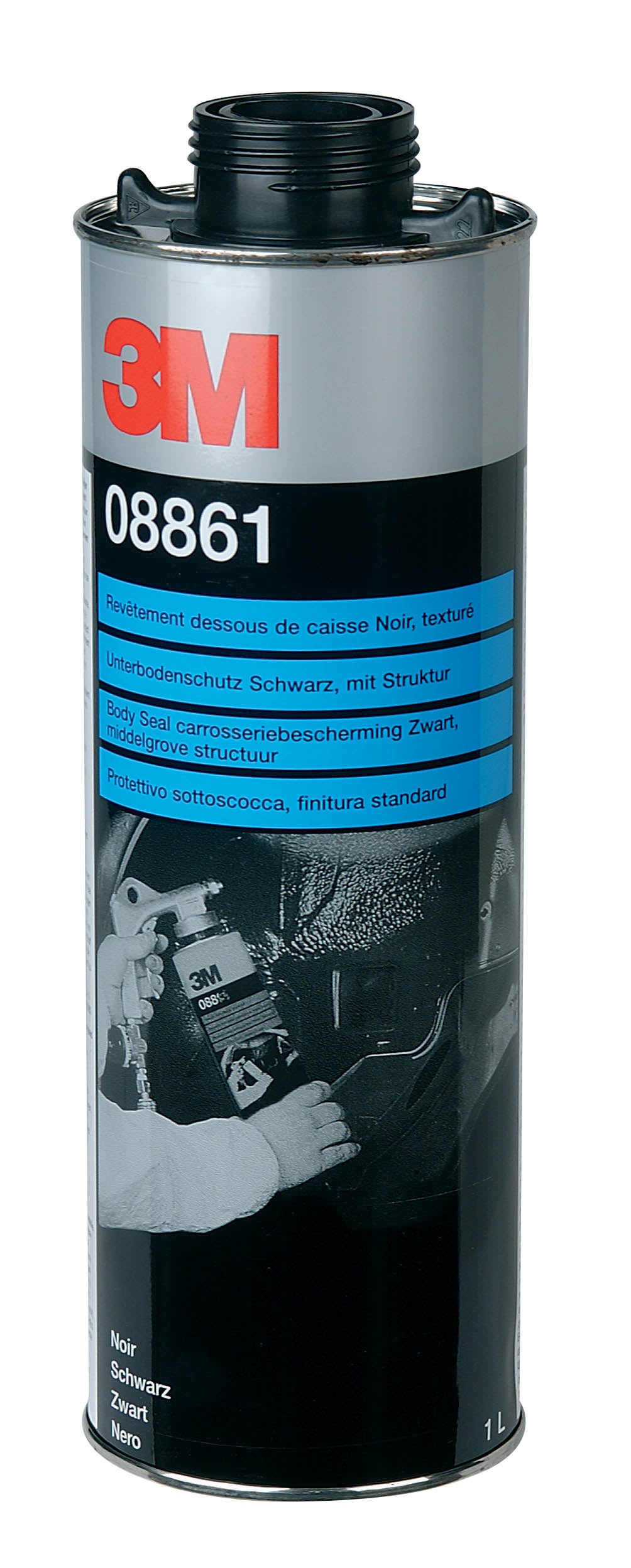 3M 08861 Unterbodenschutz schwarz (1L)