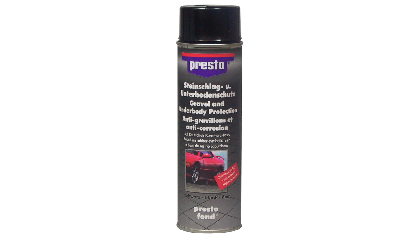 presto Steinschlagschutz überlackierbar Schwarz oder Grau (500ml)