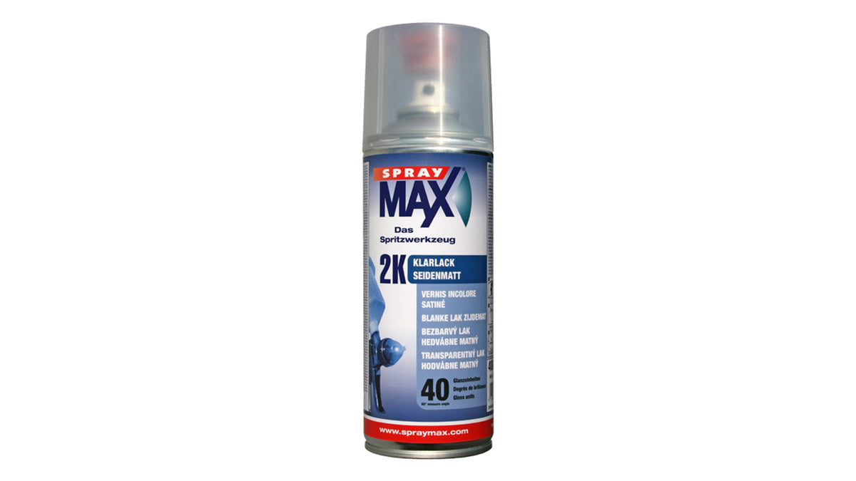 SprayMax 2K Klarlack Spray glänzend, seidenmatt oder matt (400ml)