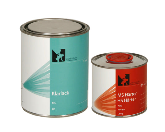 1,5 Liter VOC 2K-HS Klarlack, Härter Komplettpaket
