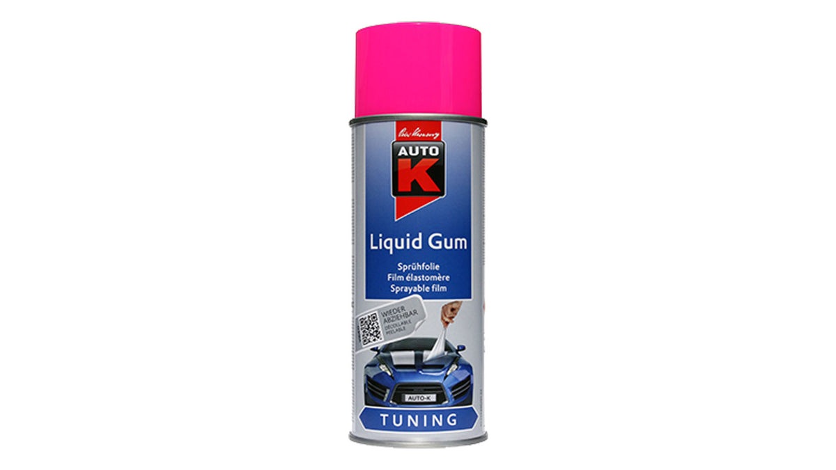Auto-K Liquid Gum Sprühfolie in Weiß, Schwarz und Neon-Farbtönen (400 ml)