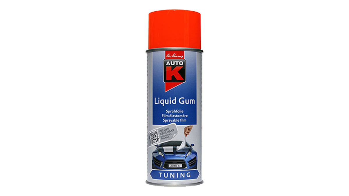 Auto-K Liquid Gum Sprühfolie in Weiß, Schwarz und Neon-Farbtönen (400 ml)
