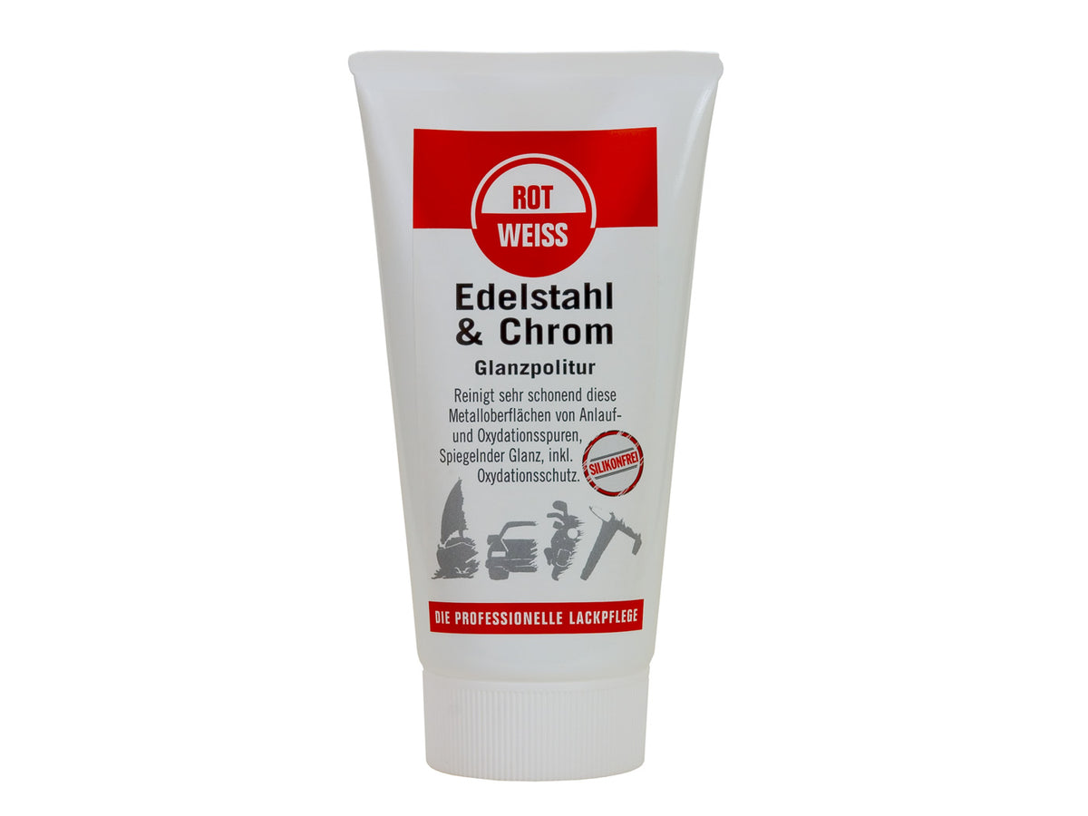 ROTWEISS Edelstahl & Chrom Glanzpolitur (150ml)