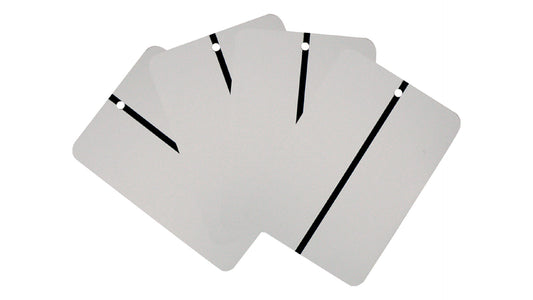 MP Spritzmusterkarte dkl.-grau Metall 15 x 10,5 cm