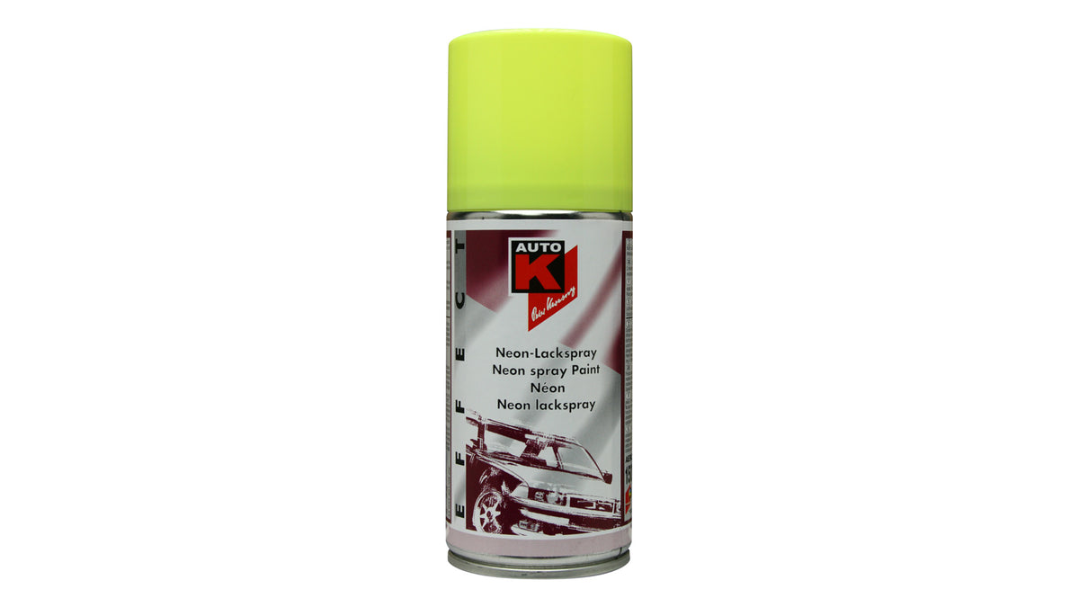 Auto-K Neon Lackspray in Pink, Gelb, Grün, Rot und Orange