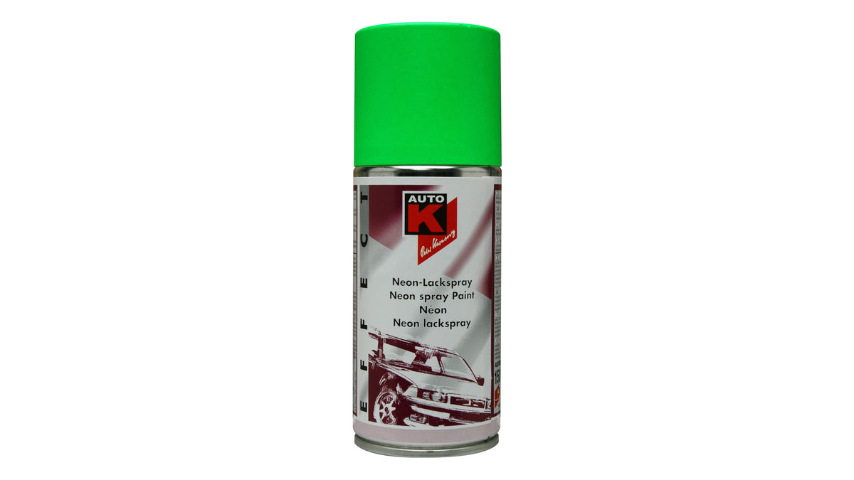 Auto-K Neon Lackspray in Pink, Gelb, Grün, Rot und Orange