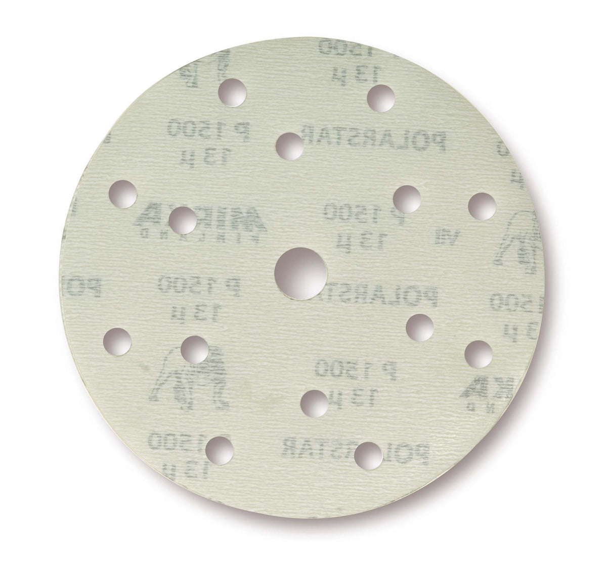Mirka Polarstar Schleifscheiben Ø 150 mm Grip gelocht P320 bis P1500 (50 Stk)