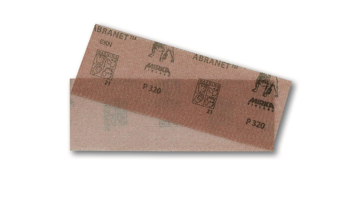 Mirka Abranet Gitternetz Schleifscheiben 70x198mm Grip P150/P500/P600 (50 St.)