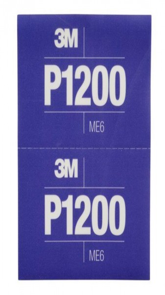 3M Hookit Flexible 34342 Schleifstreifen Lila P1200 140 x 171 mm (25 Stk)